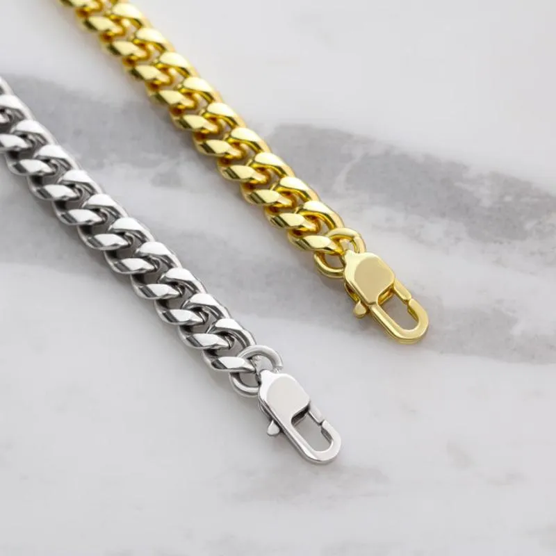 Cuban Link Chain With Secure Clasps For Him