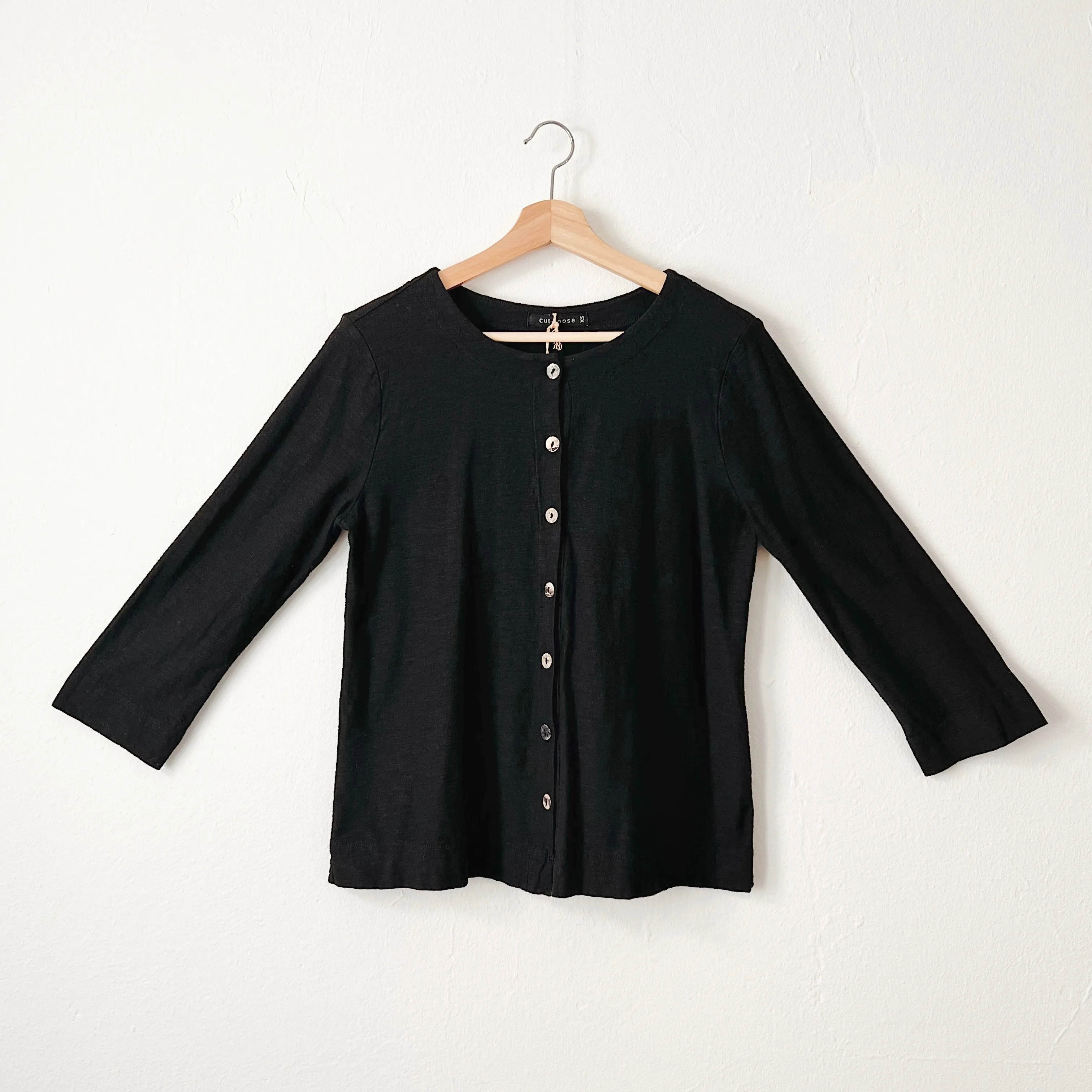 Cut Loose | Easy Cardigan in Black