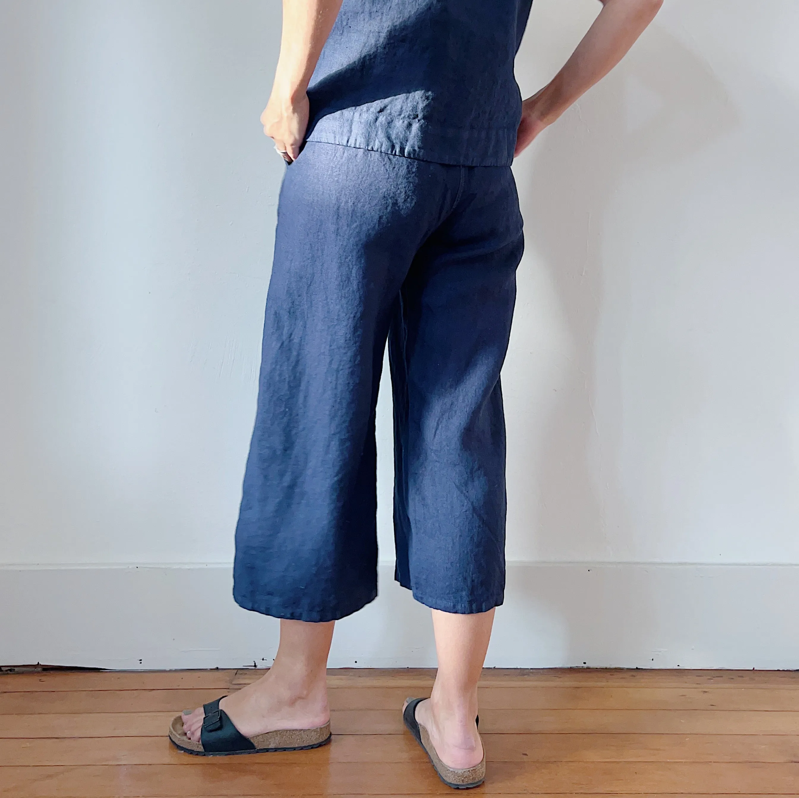 Cut Loose | Hanky Linen Easy Crop Flood in Nightsky