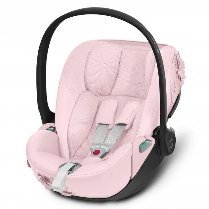 Cybex Cloud Z2 i-Size Car Seat and Base T - Simply Flowers Pink