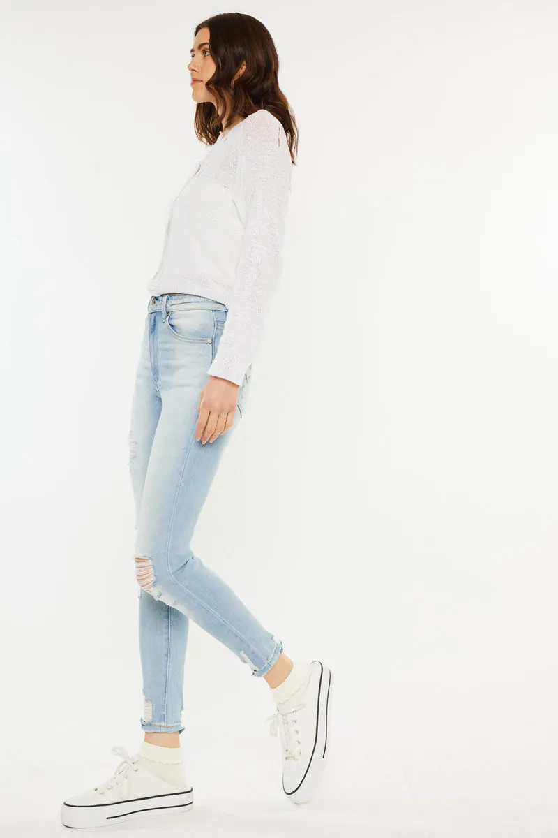 Dakota Ultra High Rise Ankle Skinny Jeans