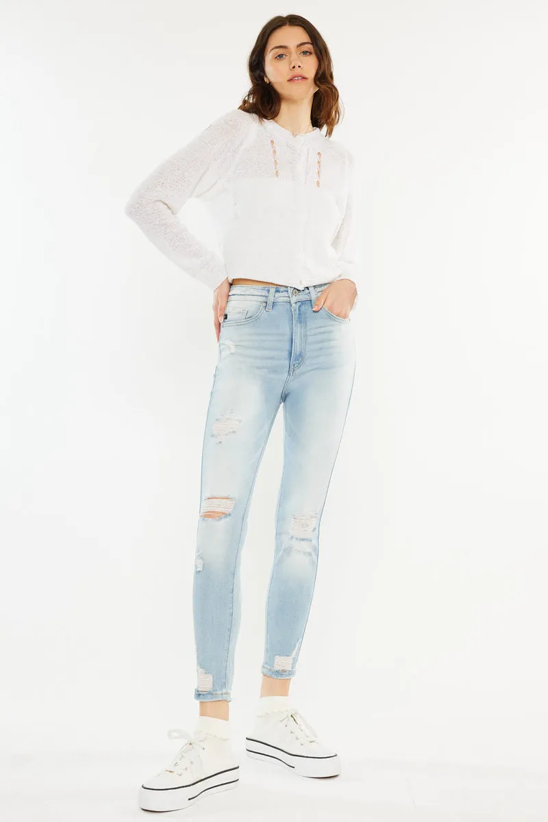 Dakota Ultra High Rise Ankle Skinny Jeans