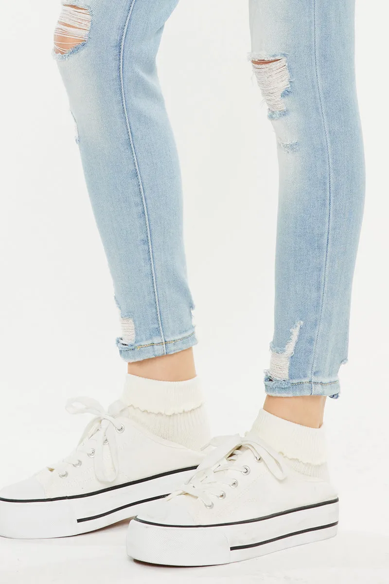 Dakota Ultra High Rise Ankle Skinny Jeans