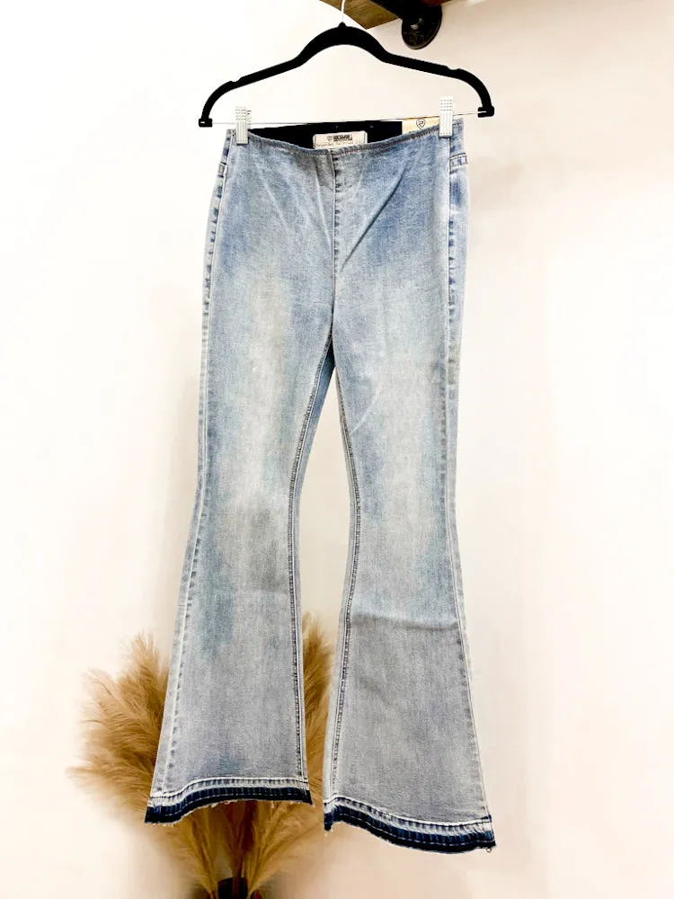 Denim Stretch Flare Jean