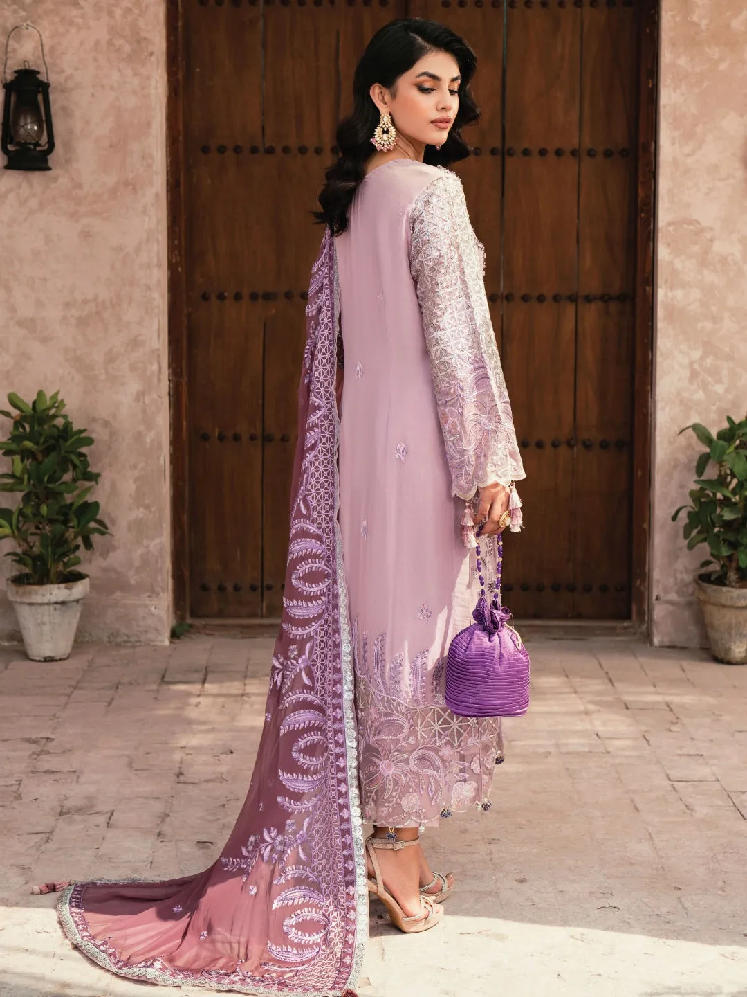 Designer Embroidered Chiffon