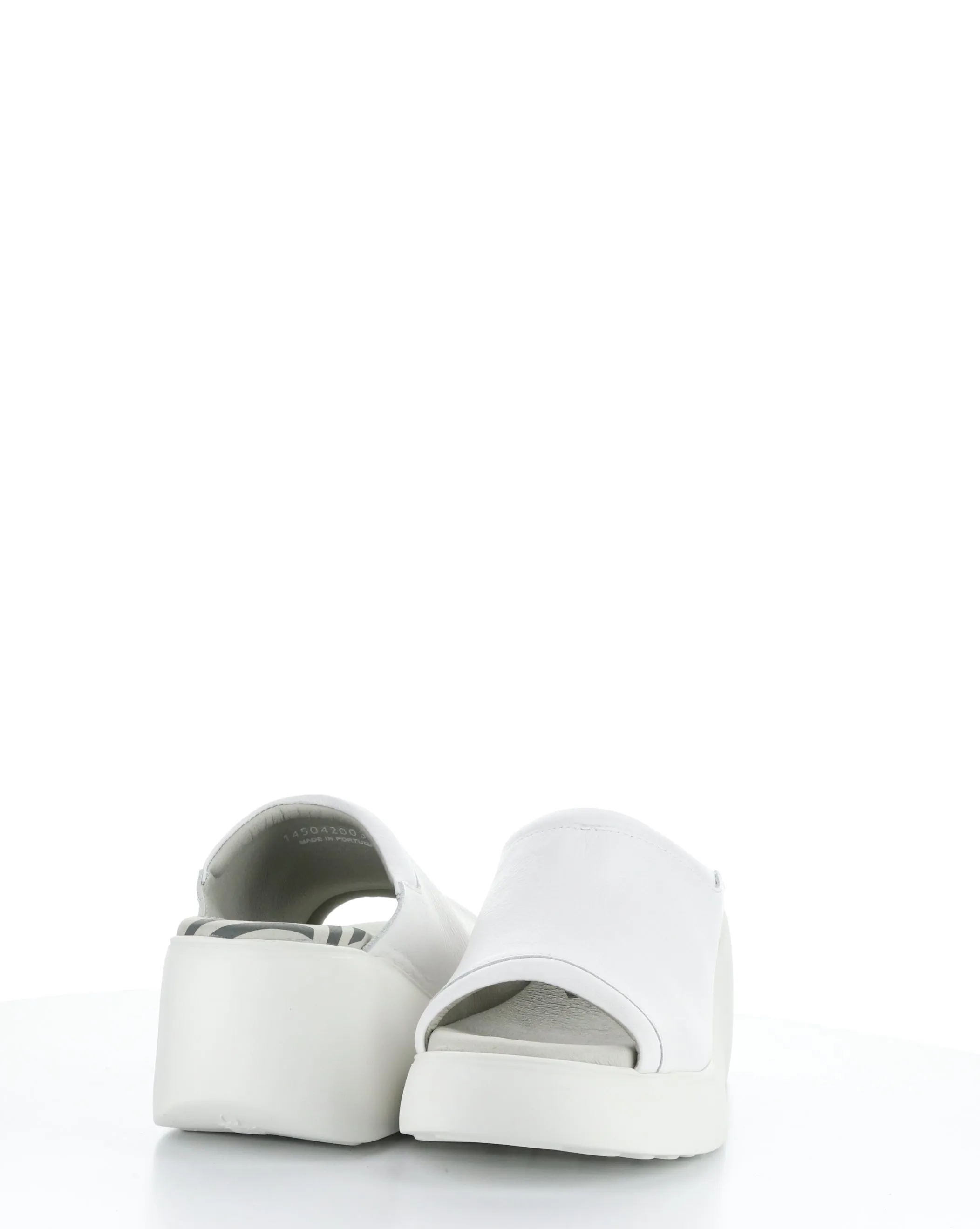 DOLI042FLY 003 WHITE Round Toe Sandals