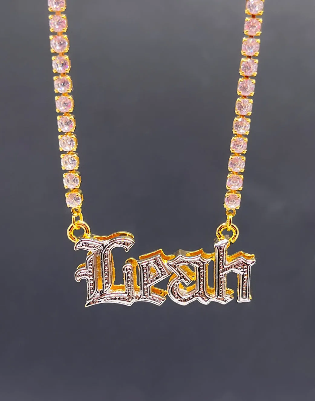 Double Plated Name Necklace