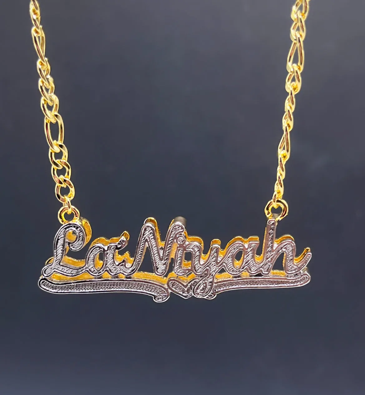 Double Plated Name Necklace