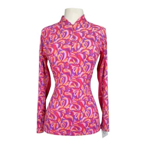 Dover CoolBlast 100 Fly Shield Sun Shirt in Abstract Floral - Women's XS