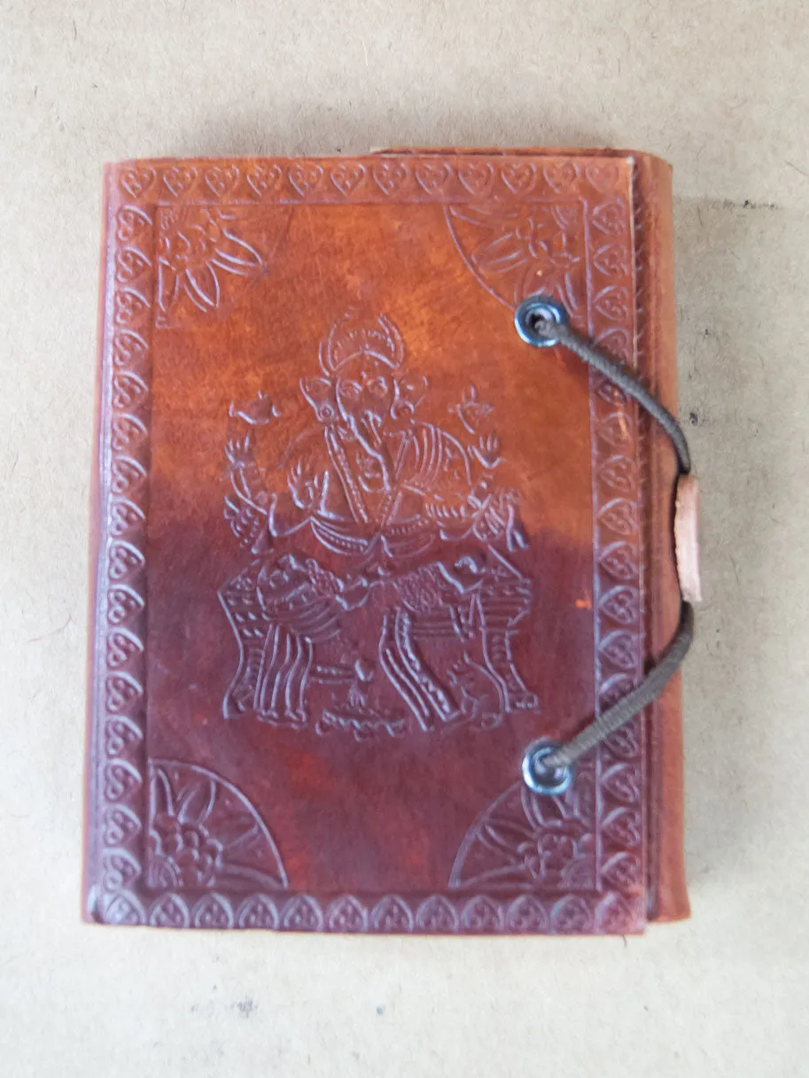 Extra Large Leather Bound rice paper Journal