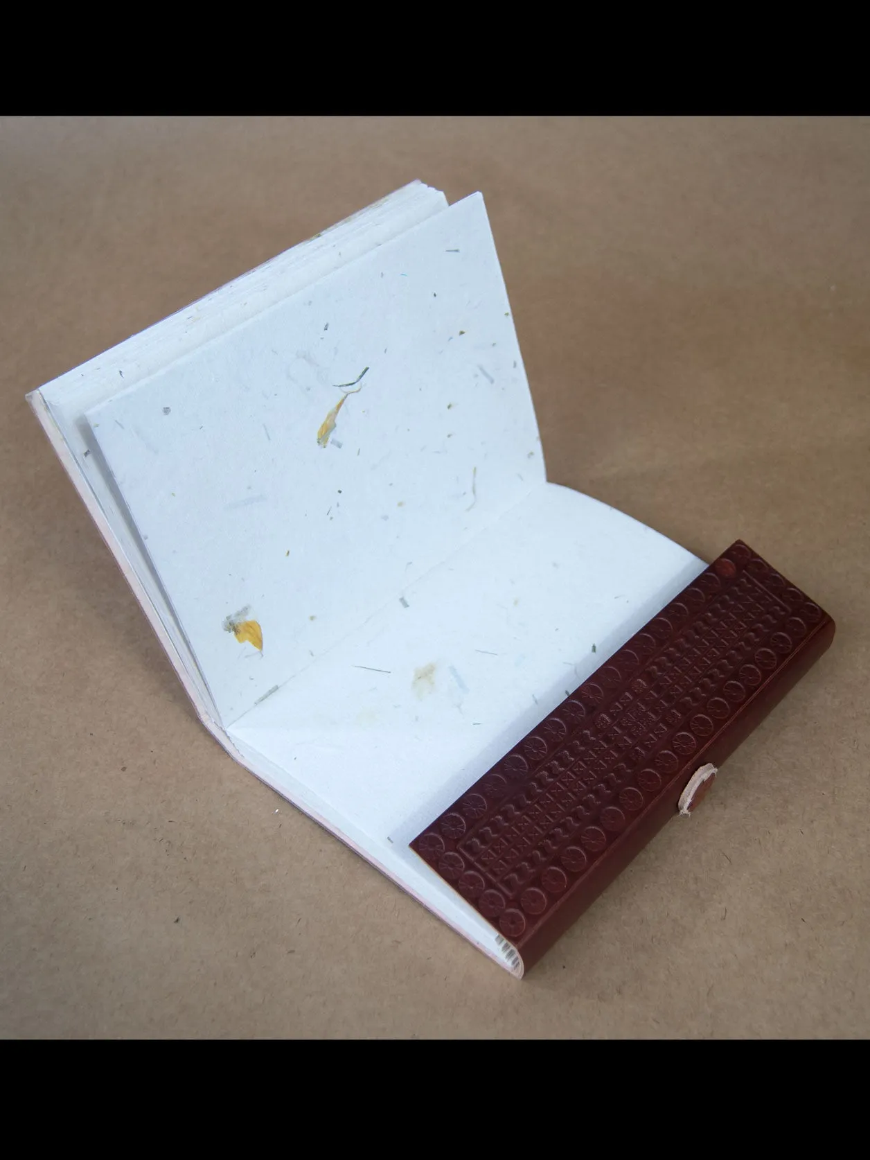 Extra Large Leather Bound rice paper Journal