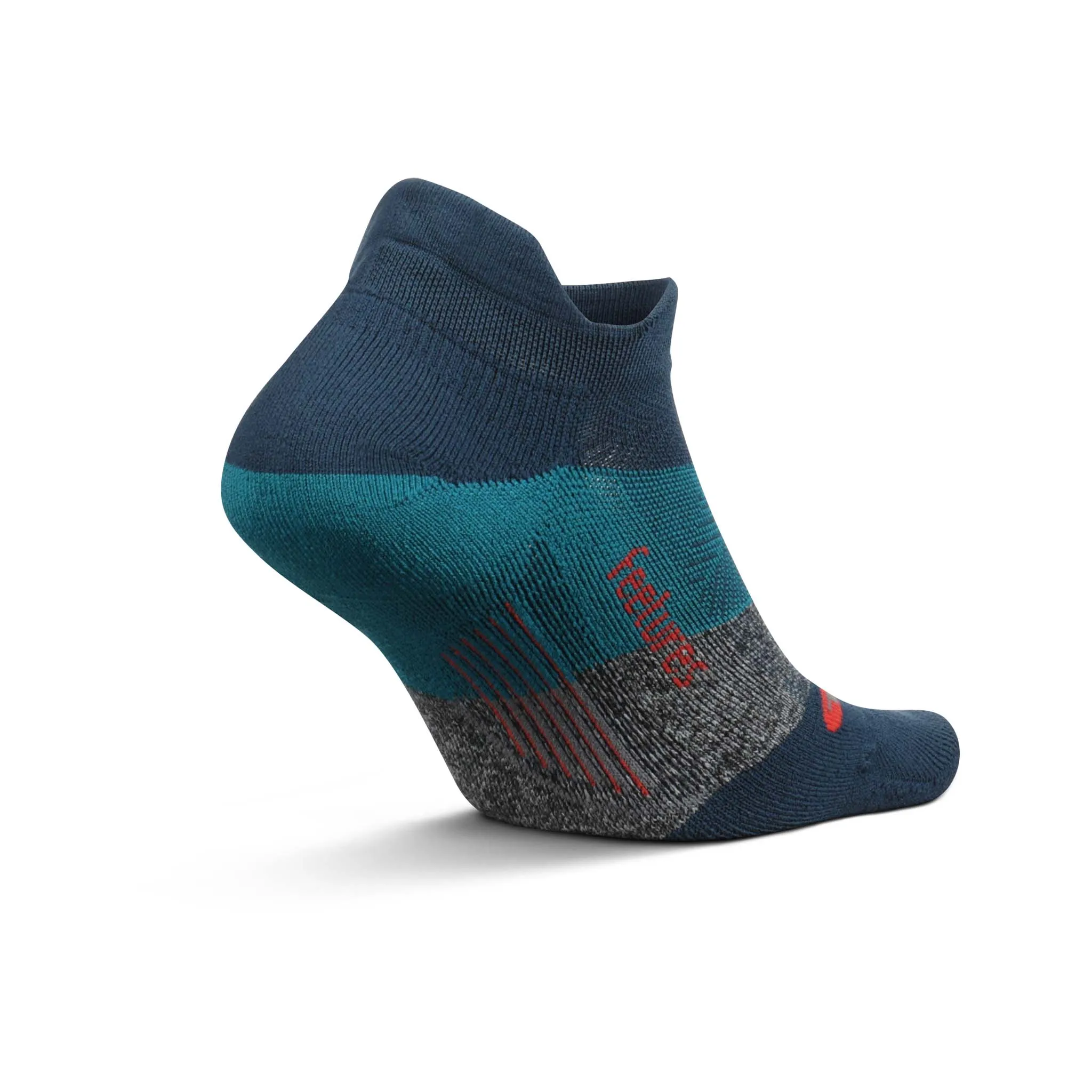 Feetures | Unisex Elite Light Cushion No Show Tab - Trek Teal