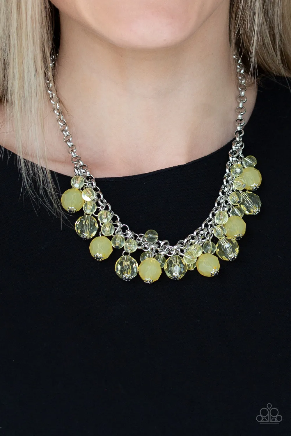 Fiesta Fabulous - Yellow Paparazzi Necklace