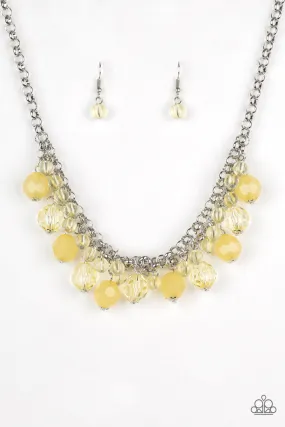 Fiesta Fabulous - Yellow Paparazzi Necklace