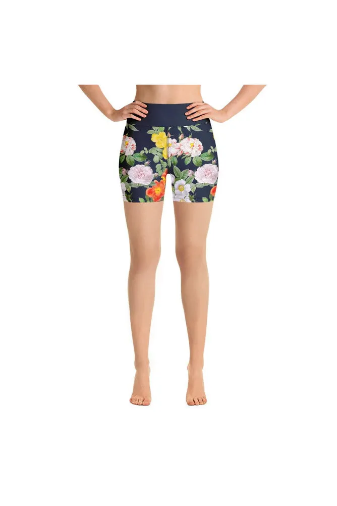 Floral Yoga Shorts