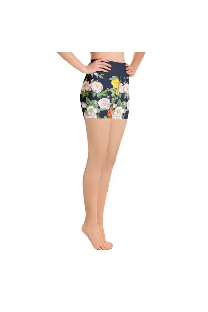 Floral Yoga Shorts