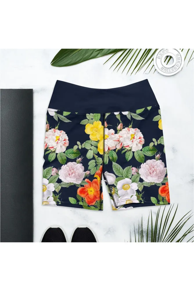 Floral Yoga Shorts