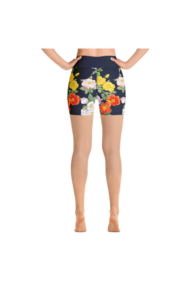 Floral Yoga Shorts