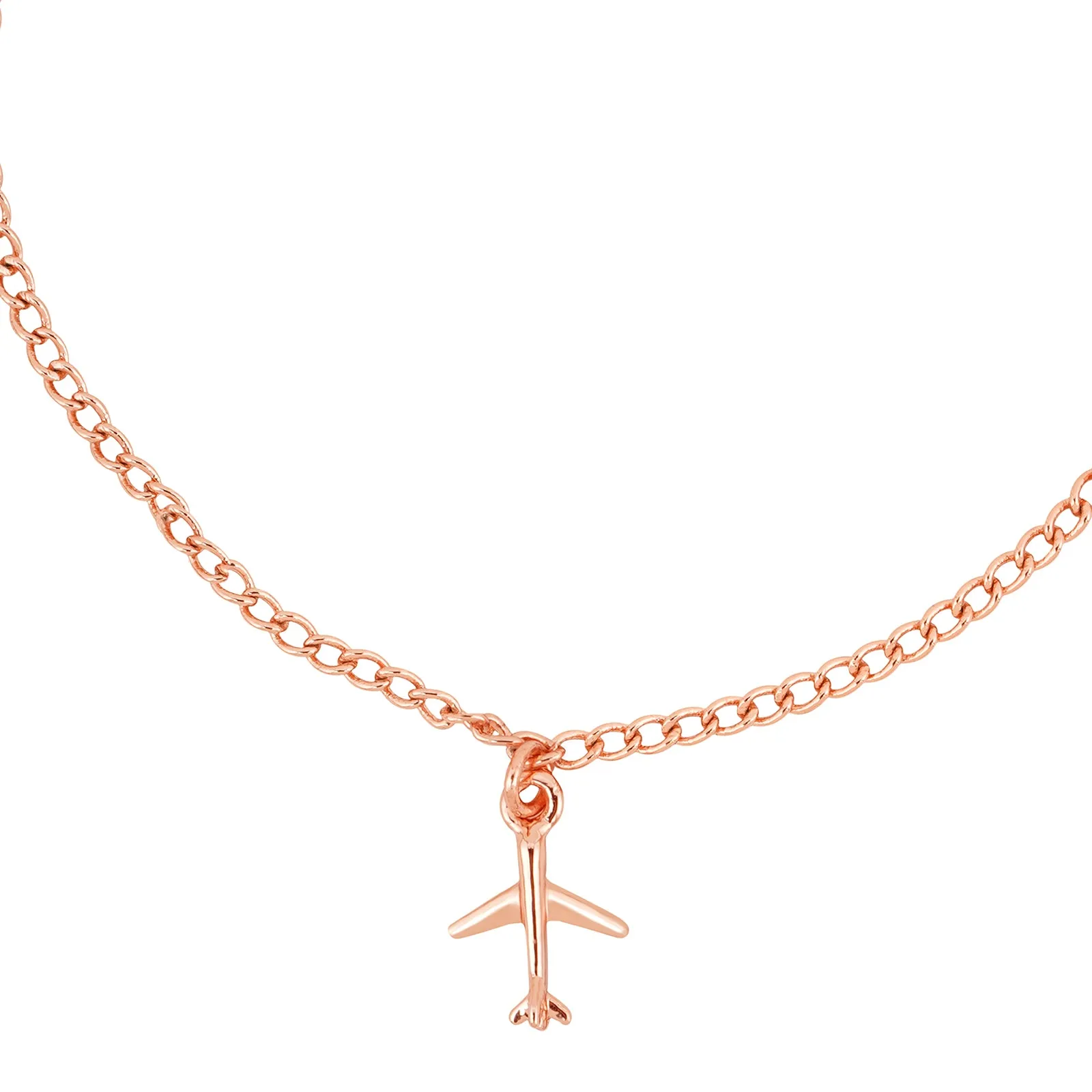 Fly High Rose Gold Bracelet Charm