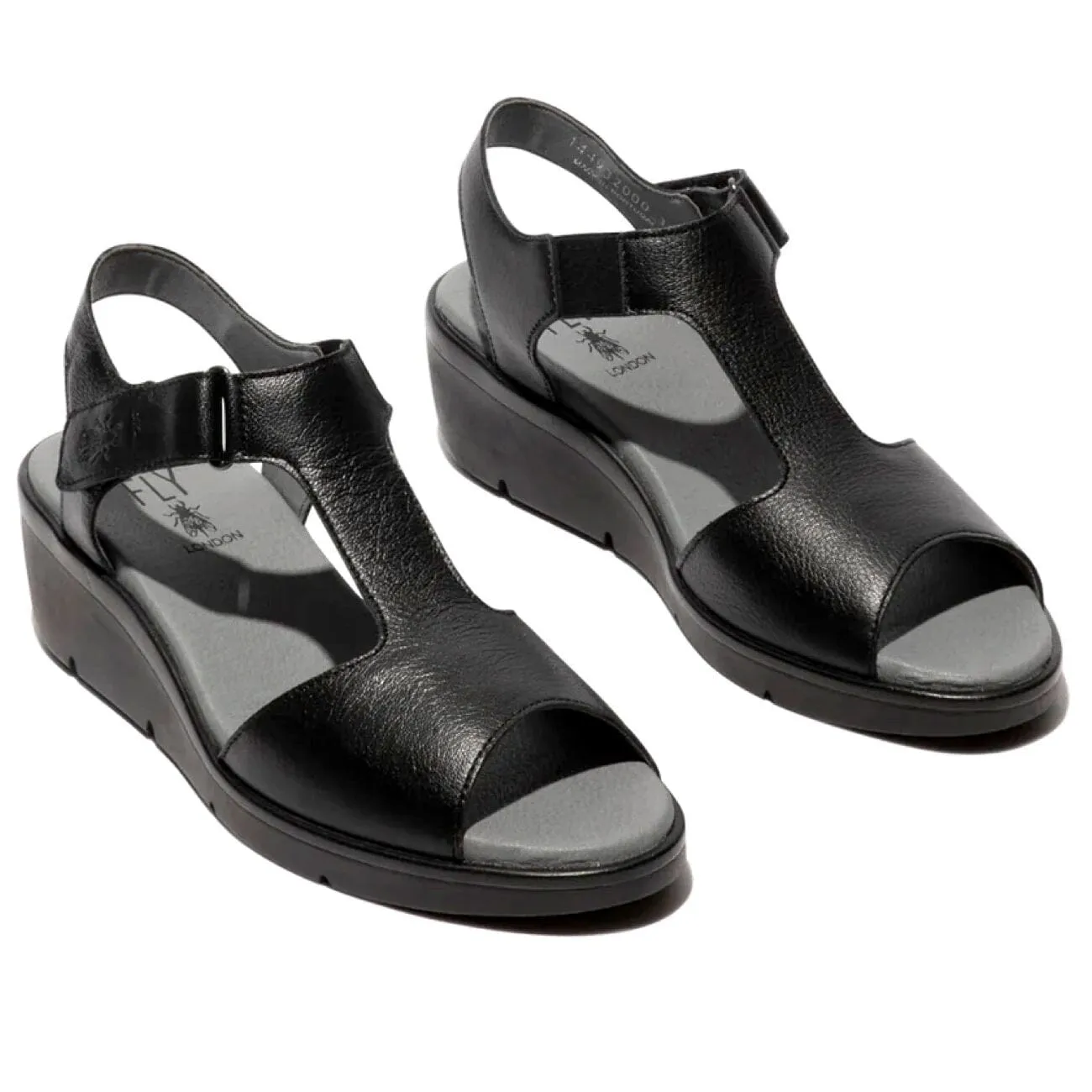 Fly London, NOVA932, Sandal, Leather, Black