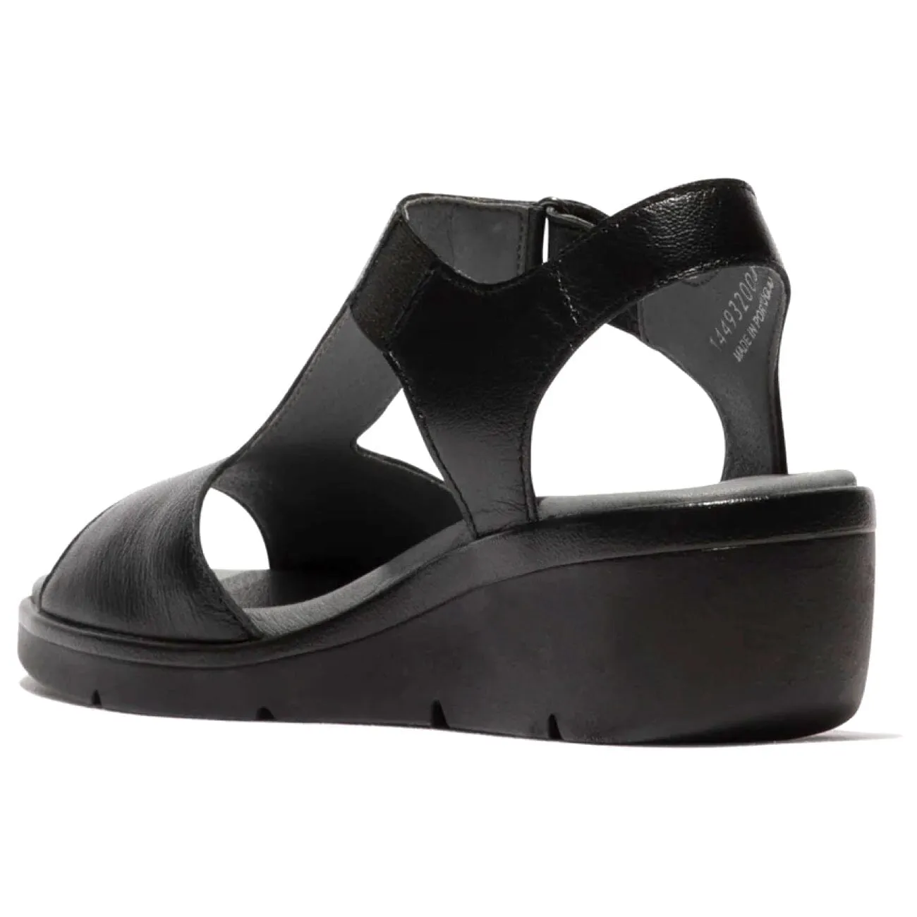 Fly London, NOVA932, Sandal, Leather, Black