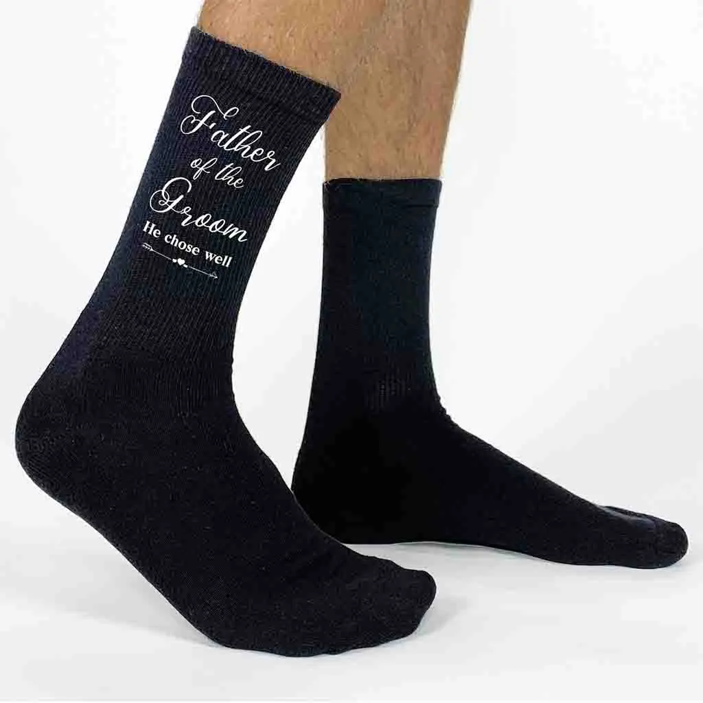 Funny Father of the Groom Socks