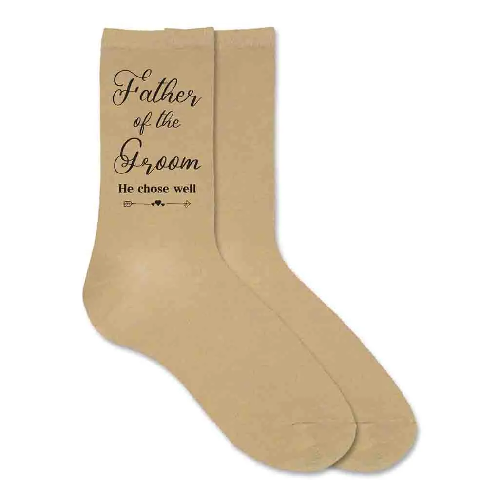 Funny Father of the Groom Socks