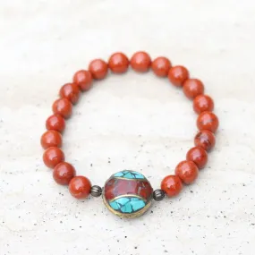 Genuine Red Jasper Gemstone Bracelet *Final Sale*