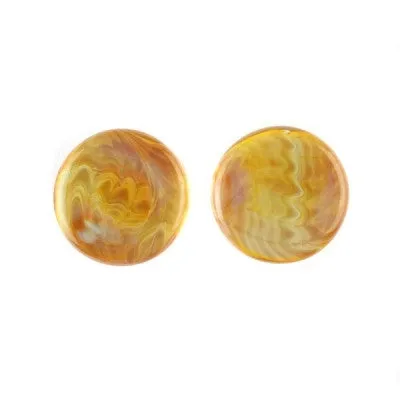 Glass Plugs - Exotic Gold