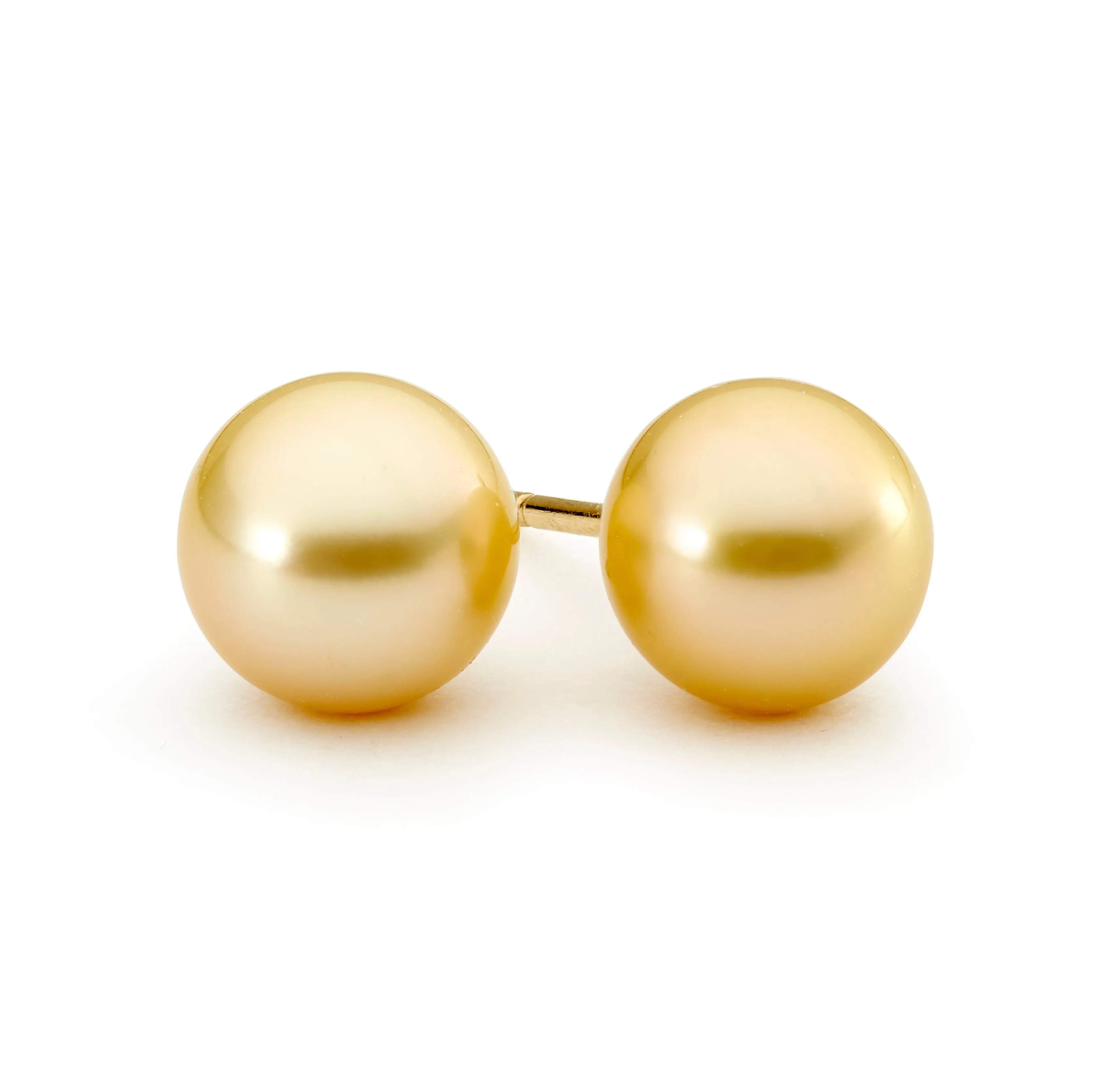 Golden Pearl Studs