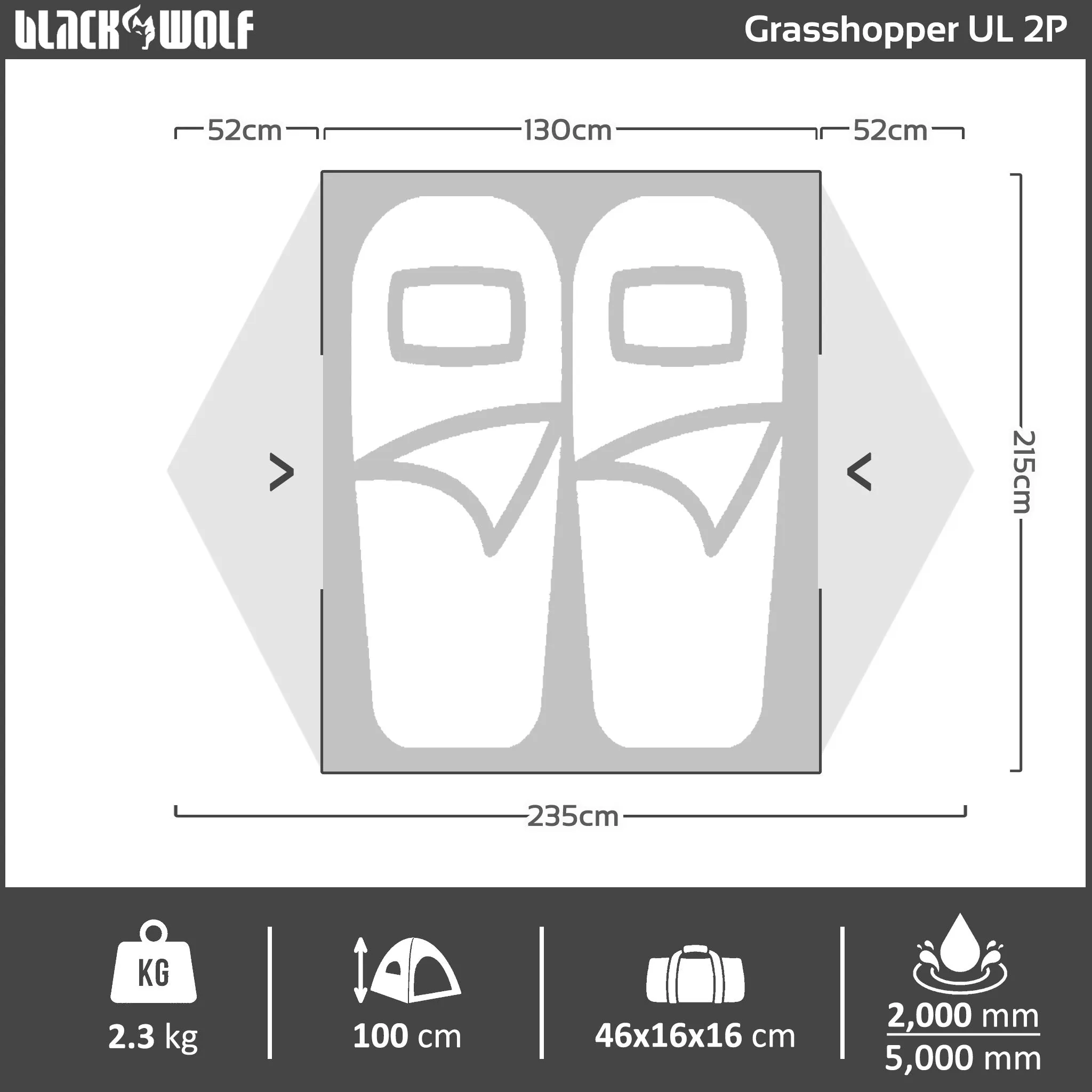 Grasshopper UL 2 Hiking Tent