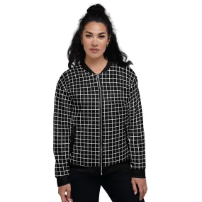 Grid at Air Mass Zero Unisex Bomber Jacket