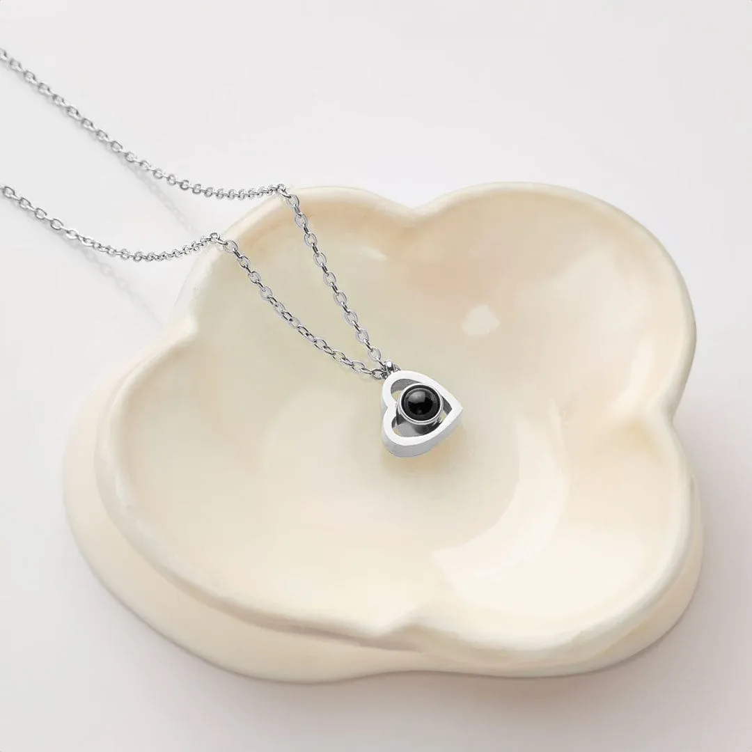 Heart Photo Necklace