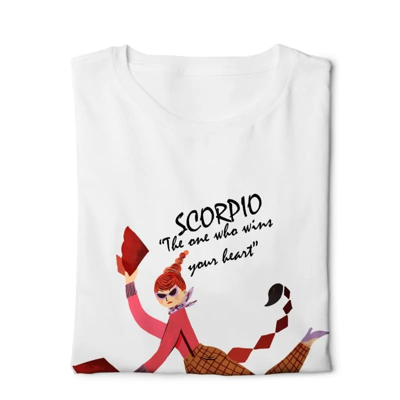 Horoscope Scorpio- Digital Graphics Basic T-shirt White