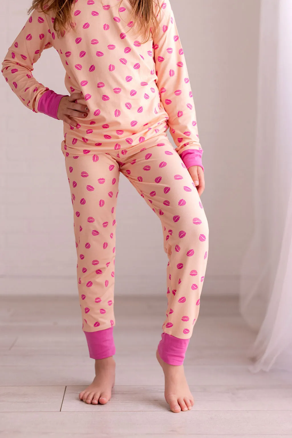 In My Jammers Pink Kiss L/S 2pc PJ Set