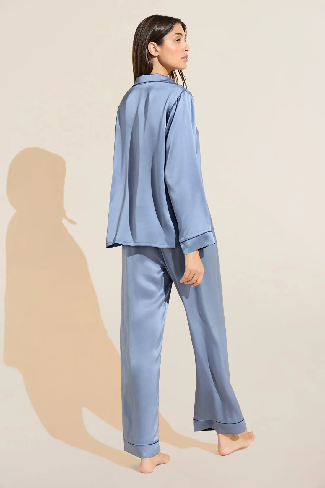 Inez Washable Silk Long PJ Set