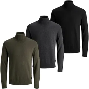 Jack & Jones Men's 'JJEEMIL' Roll Neck Jumper