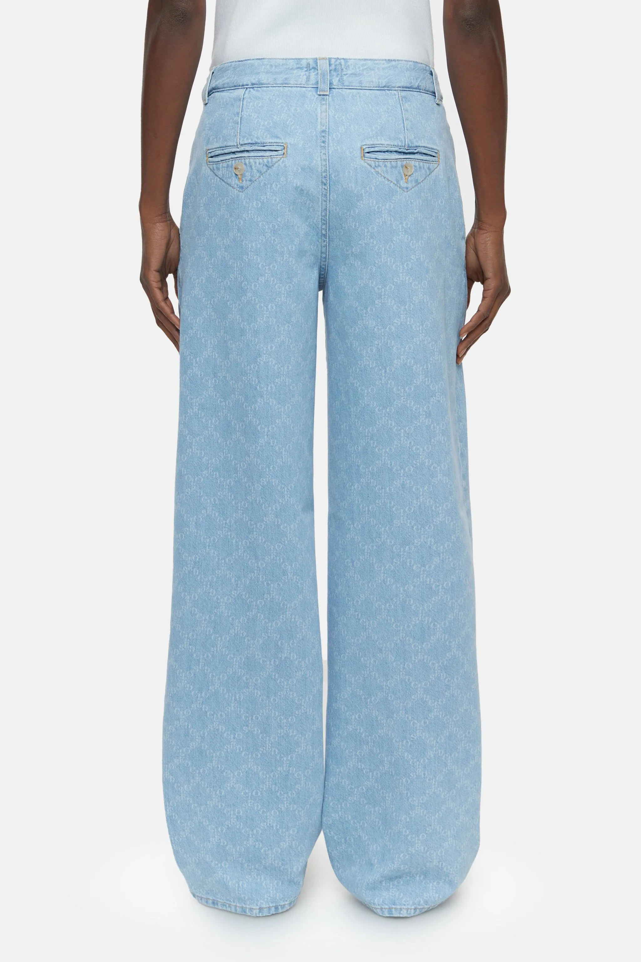 Jeans Jurdy Print in Light Blue