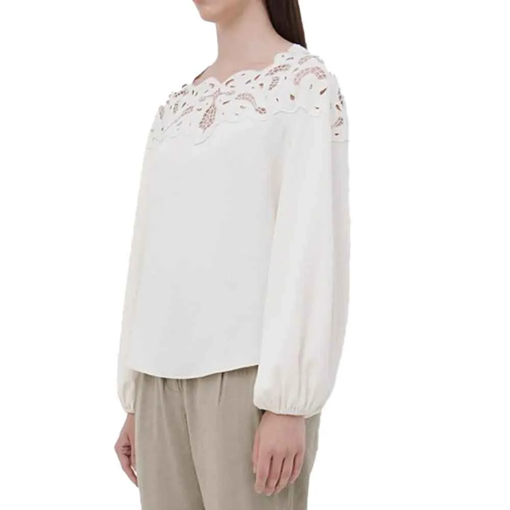 Jonathan Simkhai Lochlyn Embroidered Top