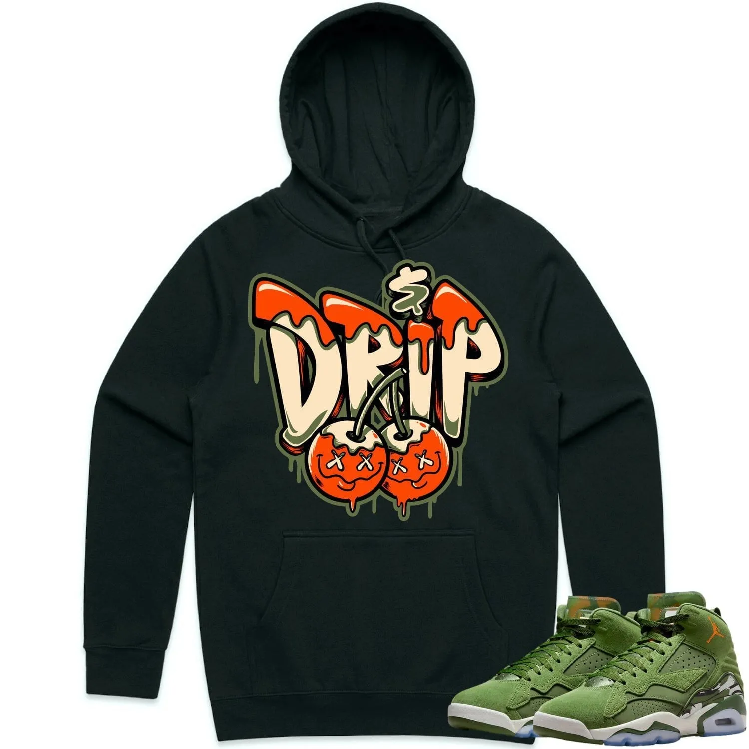 Jordan MVP 678 Sky J Olive Hoodie to Match - CELADON MONEY DRIP