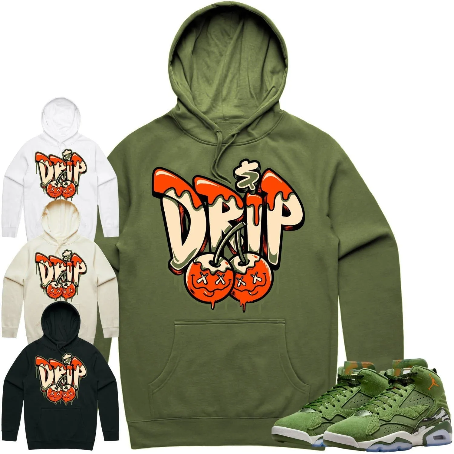 Jordan MVP 678 Sky J Olive Hoodie to Match - CELADON MONEY DRIP