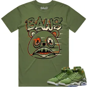 Jordan MVP 678 Sky J Olive Shirt to Match - CELADON GLITCH BAWS