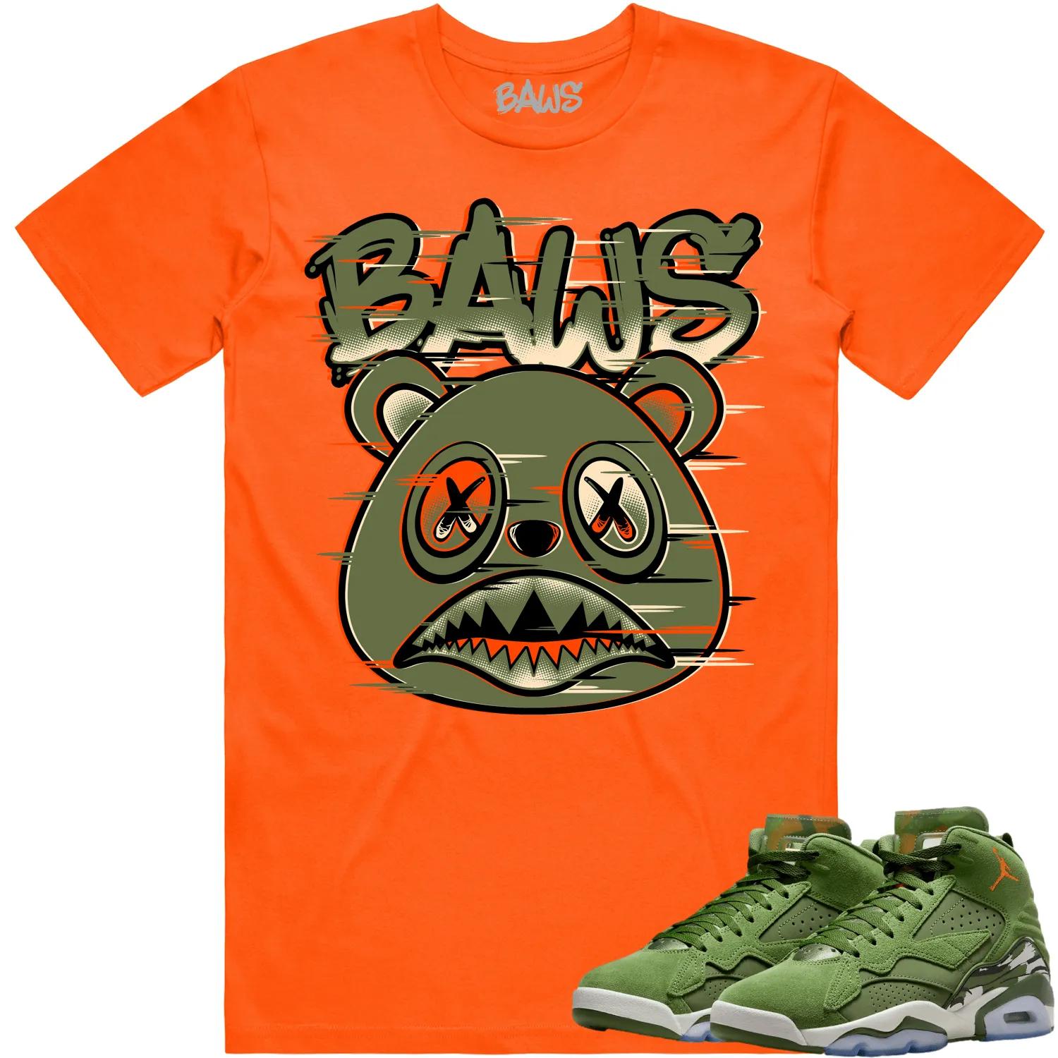 Jordan MVP 678 Sky J Olive Shirt to Match - CELADON GLITCH BAWS