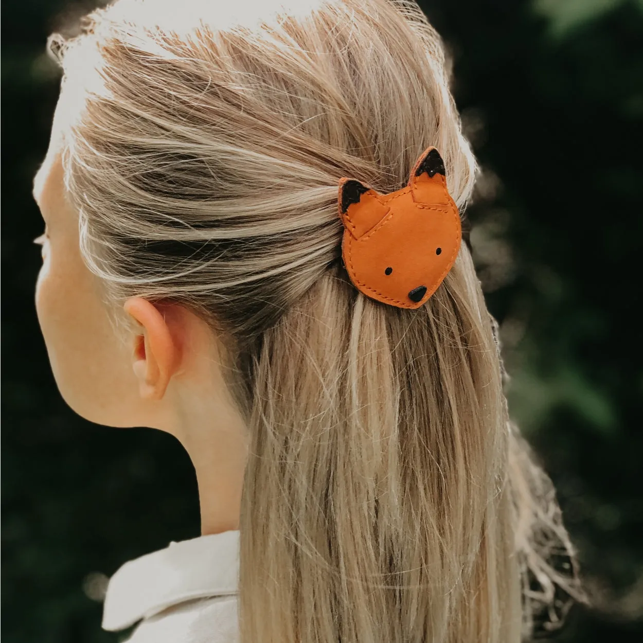 Josy Classic Hairclip | Fox | Maple Nubuck