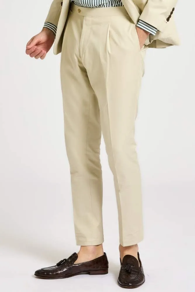 Julius Suit - Sand Cotton Stretch 2491