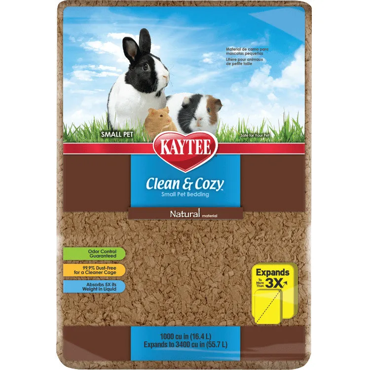 Kaytee Clean & Cozy Natural Small Animal Pet Bedding 49.2 Liters