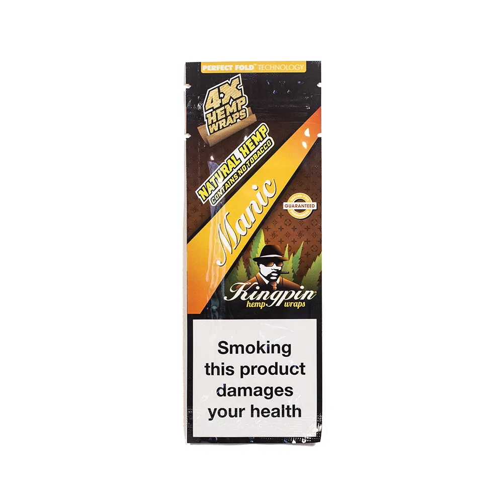 KINGPIN HEMP WRAP - MANIC 4x NO TOBACCO