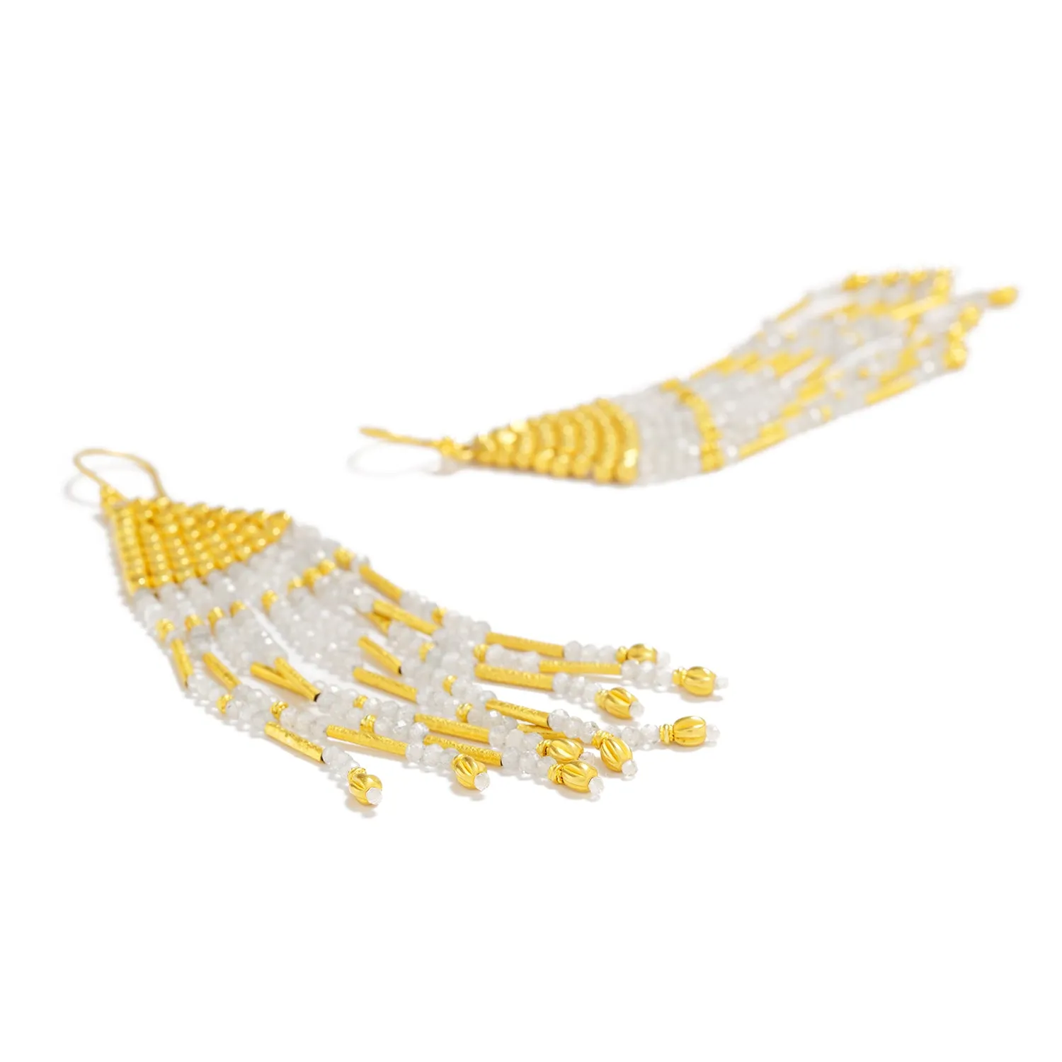 Kipas Quartz Earrings