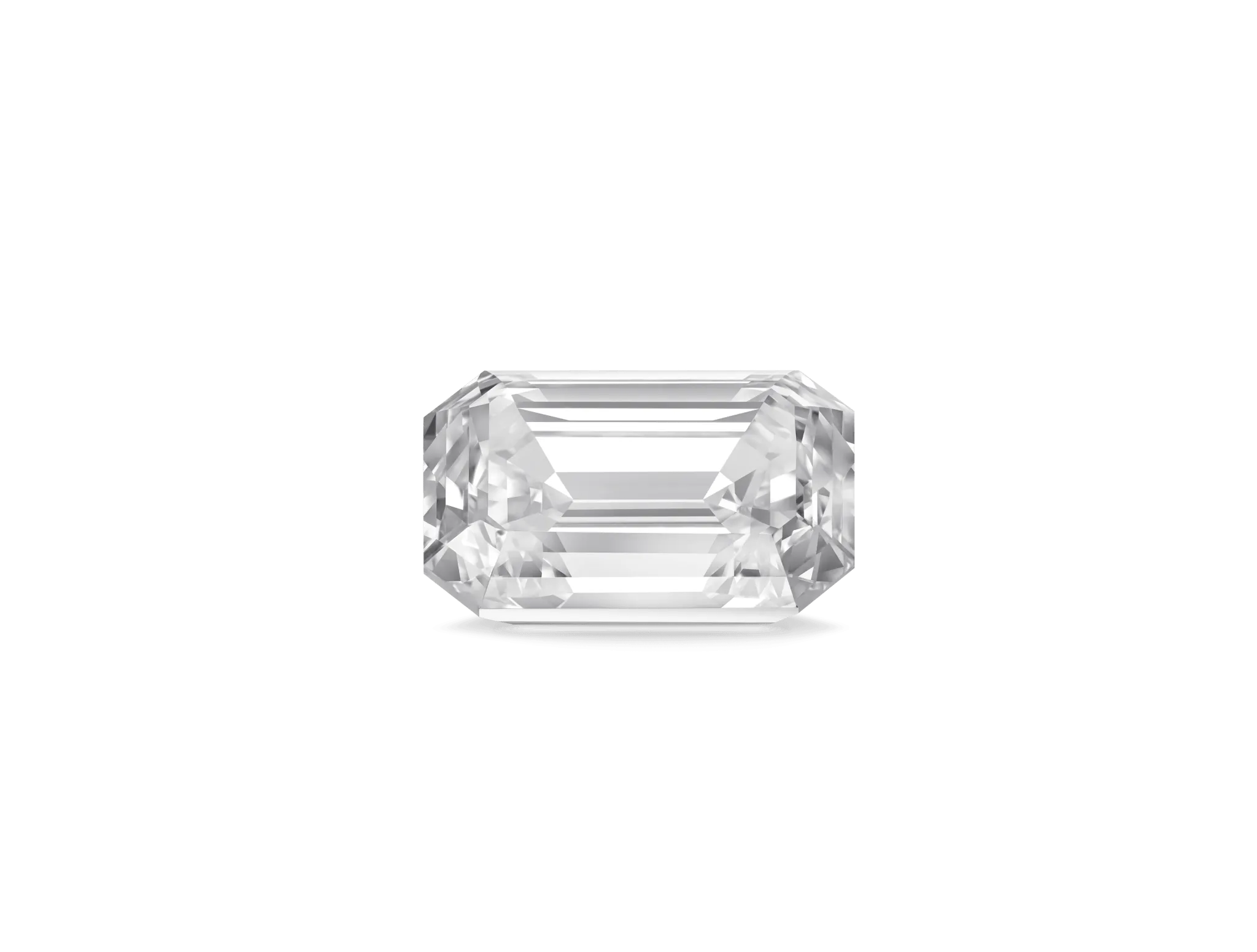 Lab-Grown Loose 2ct. Emerald Cut Diamond | White