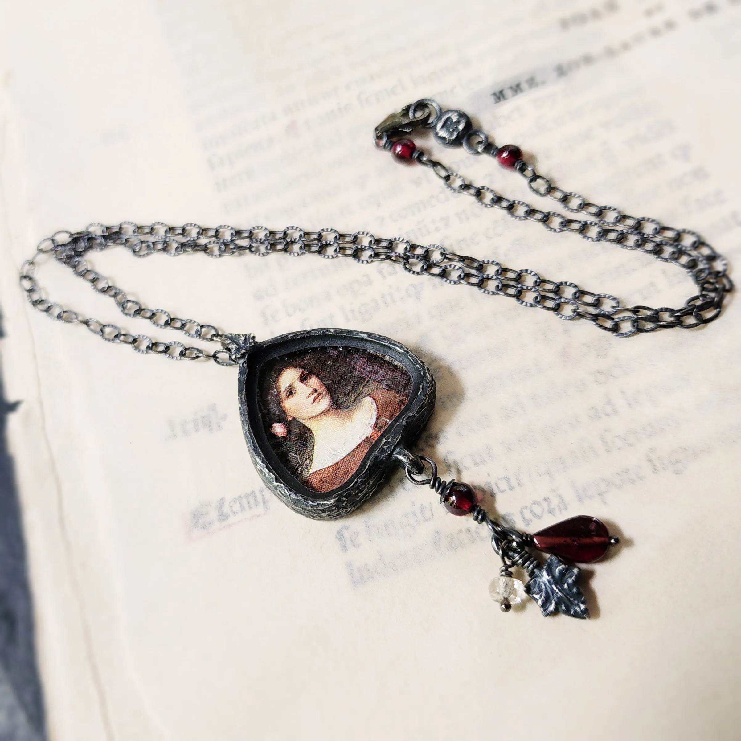 lady clare - illuminata pictorial shrine amulet